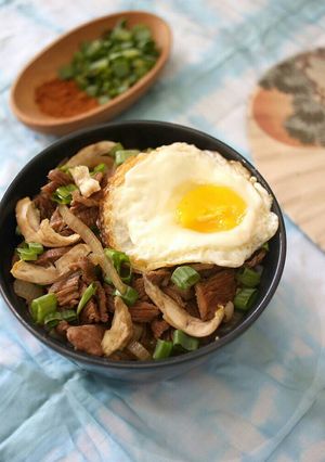 Foto resep Gyudon ala Yoshinoya tanpa Mirin dan Dashi