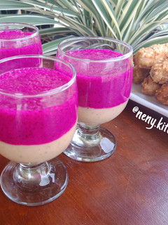 Foto resep Juice Buah Naga Pisang