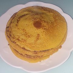 Soft Golden Butternut Pancakes (Crepe Style) A picture of Soft Golden Butternut Pancakes (Crepe Style).