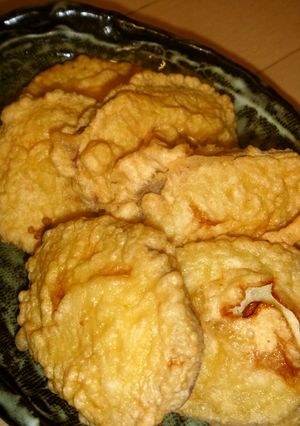 A picture of Sweet Potato Tempura.