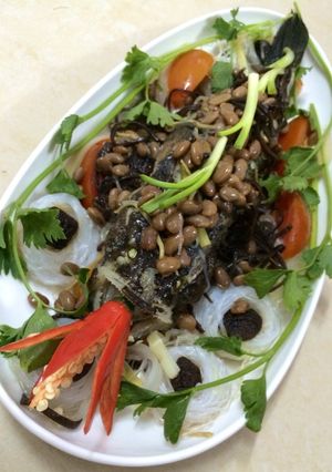 Hình của món Cá Bống Mú Chưng Tương.