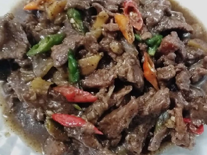 Cara Gampang Membuat Resep Sapi lada hitam Anti Ribet, Sempurna