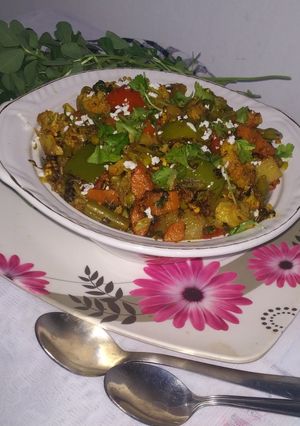 A picture of Mix Veg Sabzi.