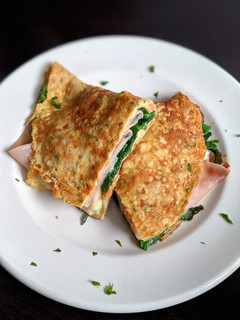 Una foto de Omelette de zanahoria relleno