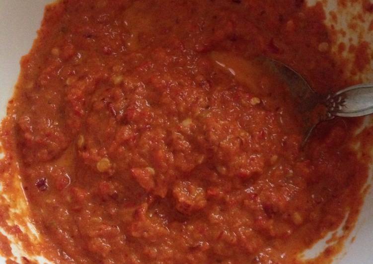 Resep masakan Sambal belacan | Langkah Membuat Sambal belacan Yang Enak Dan Mudah