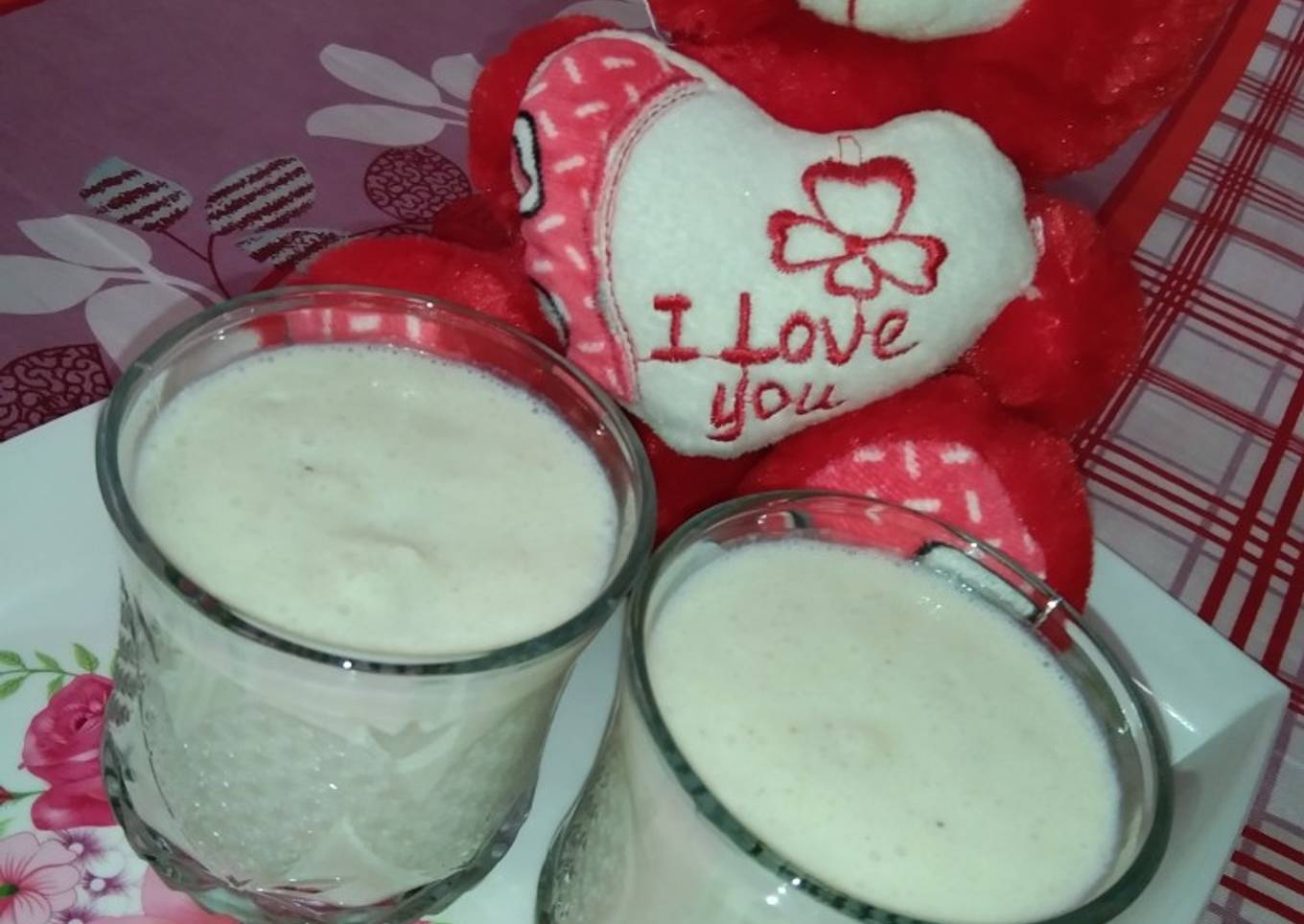 Pista banana milkshake