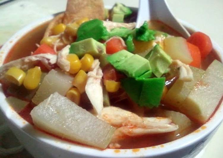 Dinner Ideas tortilla soup simple and easy