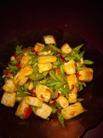 Langkah Gampang Menyiapkan Resep Tumis buncis tahu pedas yang Lezat Sekali Anti Ribet, Menggugah Selera