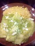 green authentic enchiladas