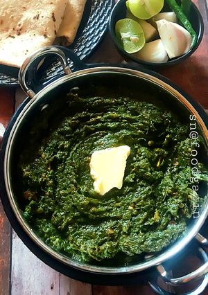 A picture of Sarson ka Saag.