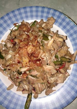 Foto resep Tumis nangka muda tempe saos szechuan