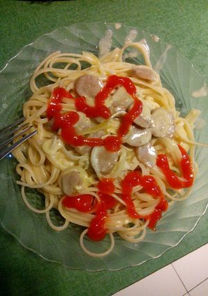 Foto resep fettuccine creamy cheese