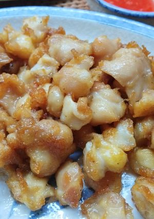 Hình của món Sụn gà chiên giòn.