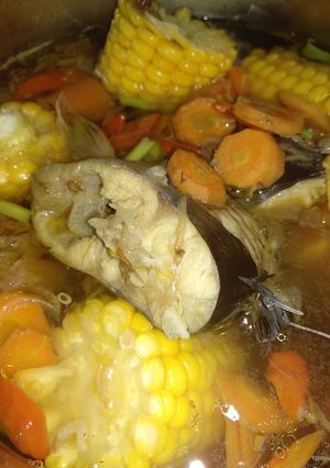 Foto resep Sup ikan patin bumbu iris2