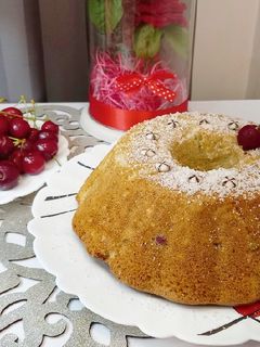عکسی از دستور کیک گیلاس