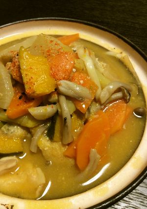 A picture of Hōtō-Style Udon.