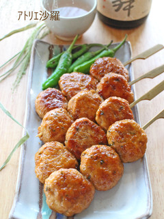 A picture of Yakitori-Style! Fluffy & Tender Chicken Tsukune.