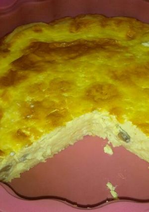 Una foto de Tarta de Champiñón y queso