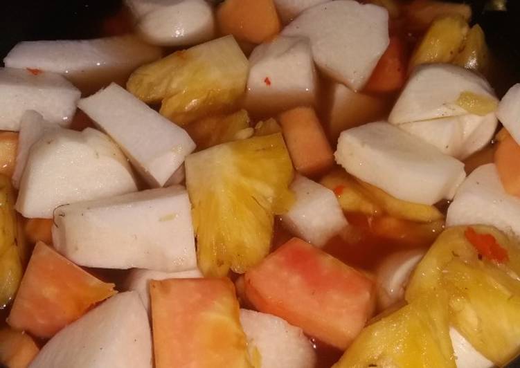 Cara memasak Asinan Buah  Anti Gagal