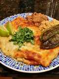 Brad's crab and shrimp enchiladas
