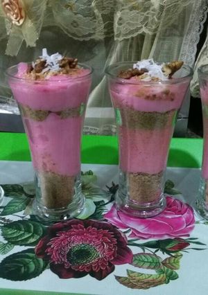 صورة لوصفة مهلبيه بالبسكوت