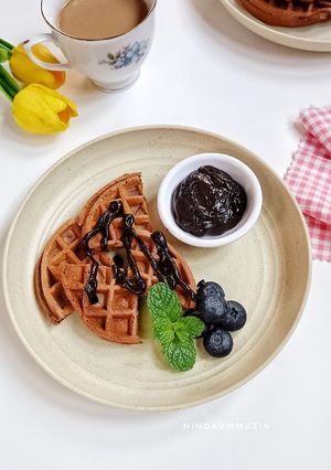 Foto resep Chocolate Waffle Gluten Free