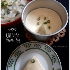 A picture of Chinese Steamed Egg (A Healthy Egg Option).