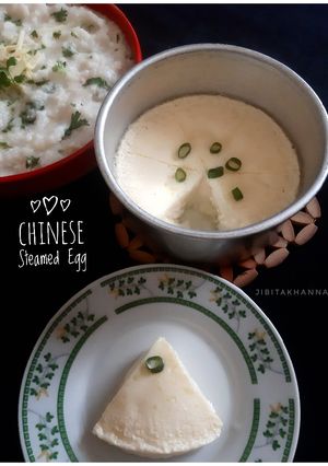 A picture of Chinese Steamed Egg (A Healthy Egg Option).