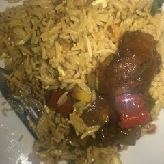 A picture of Simple fried rice.