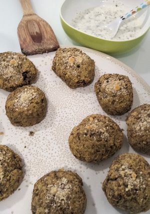 Una foto de Falafel de lentejas saludable