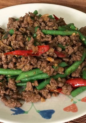 Foto resep Buncis cah daging sapi
