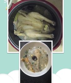 gà tiềm táo đỏ