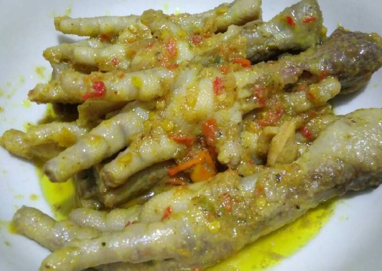 Resep: Ceker ayam empuk pedas yang Lezat