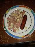 BeefBrawns,Eggs and pork sausage