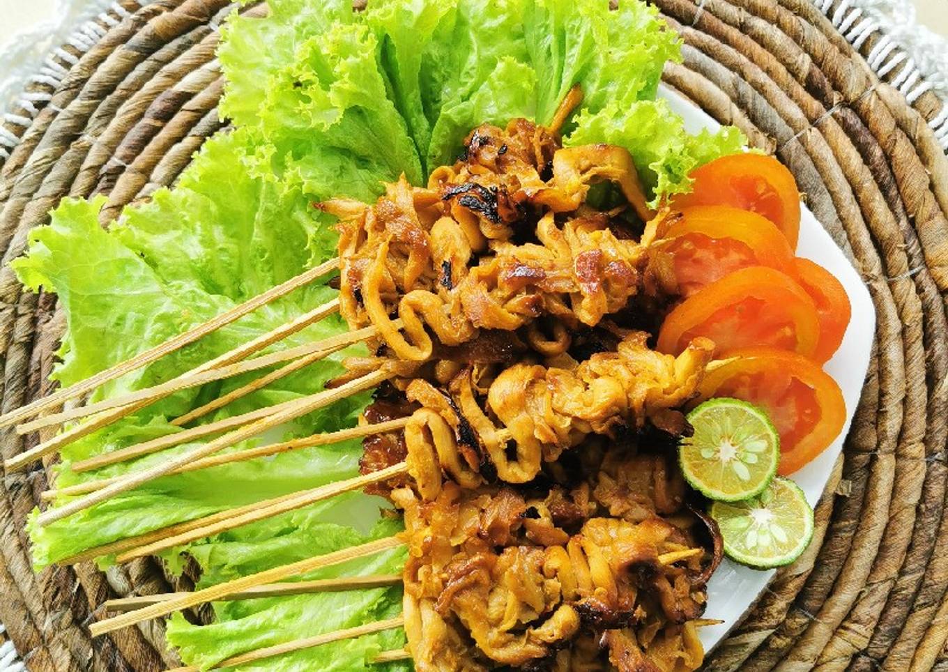 Sate Jamur Tiram Vegan Food