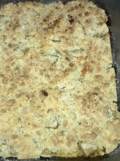 Una foto de Crumble de manzana