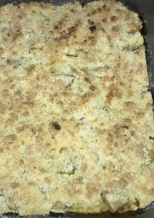 Una foto de Crumble de manzana