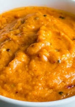 A picture of Onion Tomato Chutney 🧅🍅.