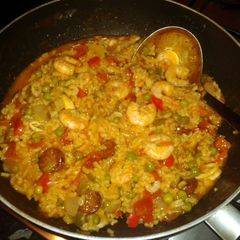 A picture of Seafood Paella.