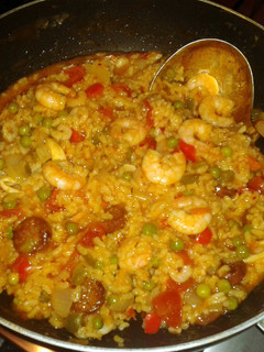 A picture of Seafood Paella.