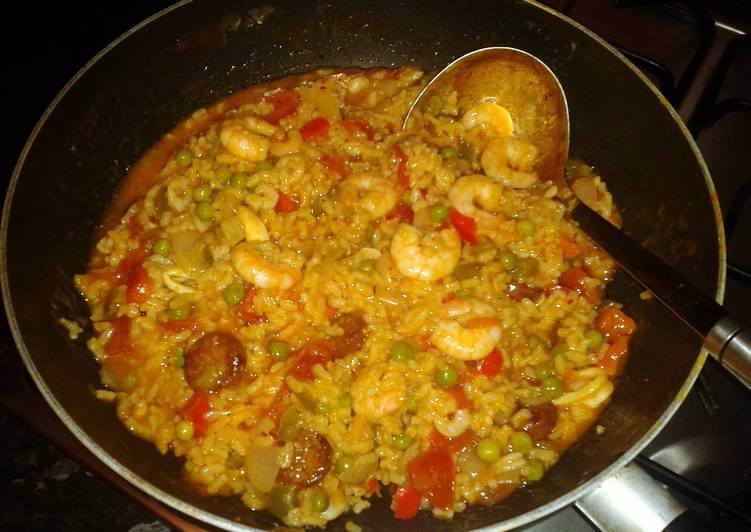 Simple Way to Make Homemade Seafood Paella