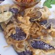Terong goreng tepung & sambel bawang mateng