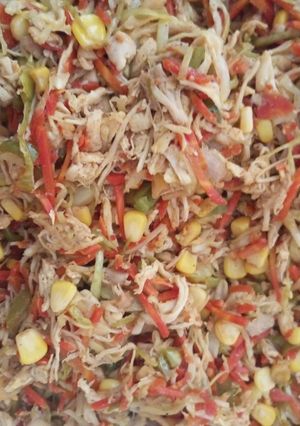 A picture of Spring roll filling.