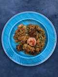 Paella a la leña
