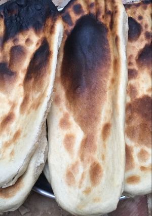 صورة لوصفة خبز التنور