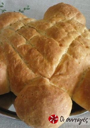 Φωτογραφία της συνταγής Ψωμί σε σχήμα χελώνας
