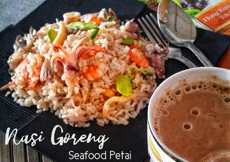 Nasi Goreng Seafood Petai - anekaresepienak.com
