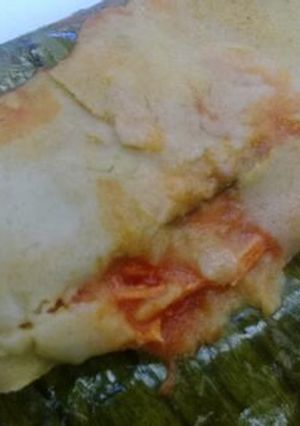 Una foto de Tamales de pescado
