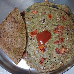 A picture of Kala chana uthappaam.