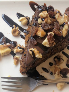 Una foto de Tarta de chocolate y zanahoria